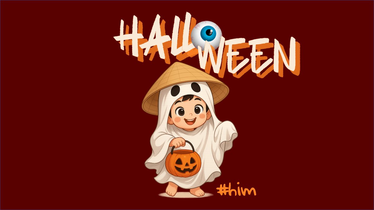 Halloween, lễ hội ma quái, sự kiện, event, dễ thương, cute, chibi, hoạt hình, cartoon