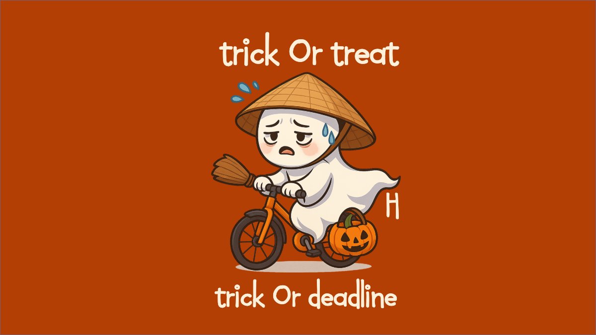 Mẫu Hình nền máy tính Halloween, lễ hội ma quái, sự kiện, event, dễ thương, cute, chibi, hoạt hình, cartoon — LayerPic