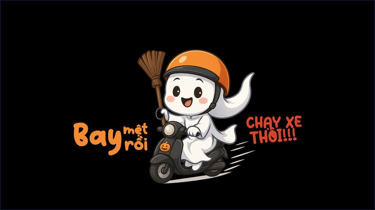 Mẫu Hình nền máy tính Halloween, lễ hội ma quái, sự kiện, event, dễ thương, cute, chibi, hoạt hình, cartoon — LayerPic