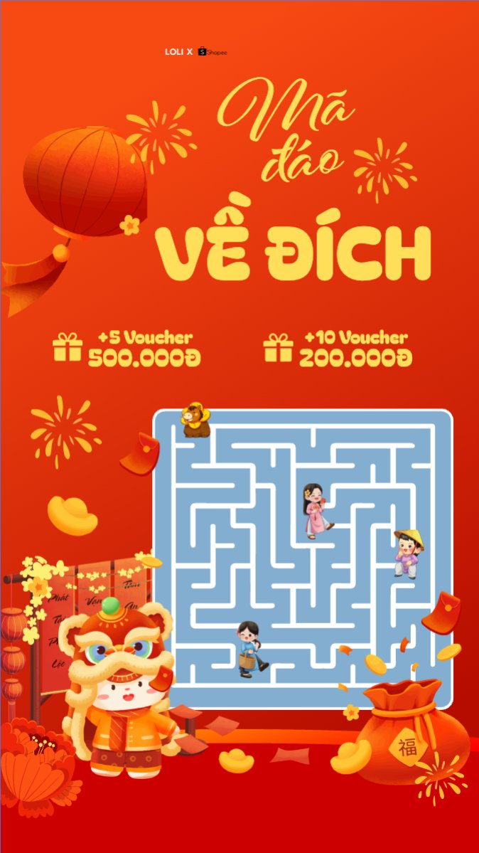 Mẫu Bài post MXH (9:16) Mã đáo về đích — LayerPic