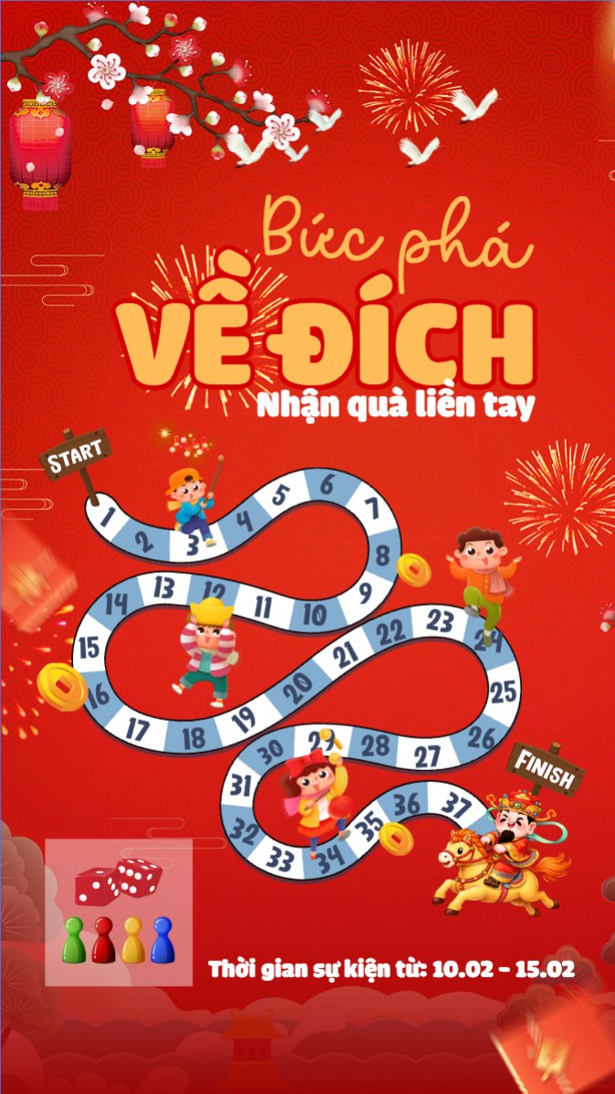 Mẫu Bài post MXH (9:16) Bức phá về đích — LayerPic