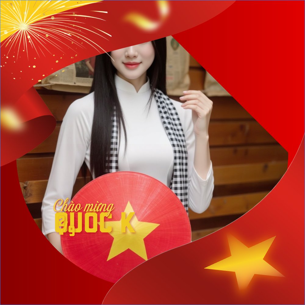 Mẫu Ảnh đại diện - Avatar 2/9, Quốc Khánh, lễ hội, Việt Nam,sự kiện, event, hiện đại, modern, sang trọng — LayerPic