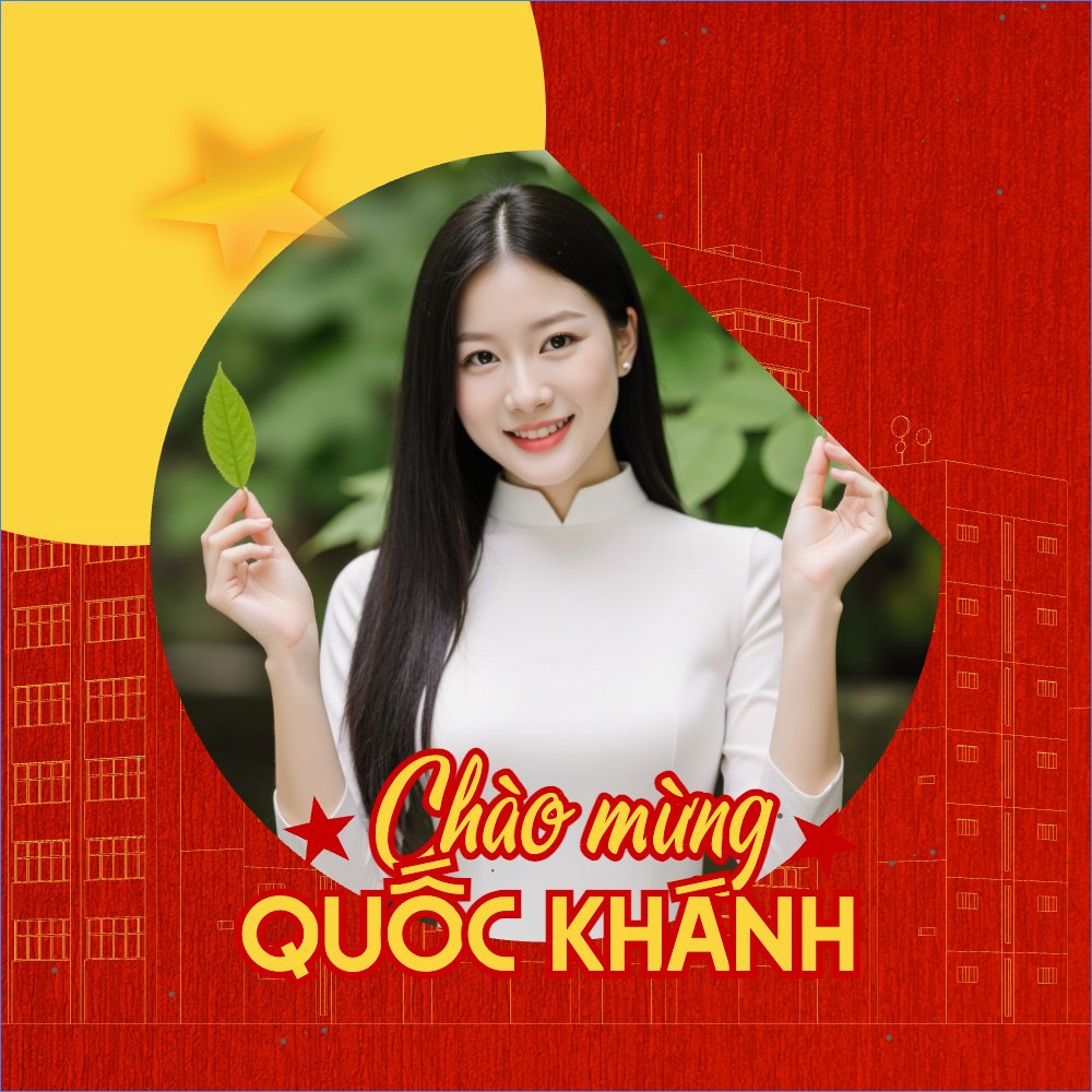 Mẫu Ảnh đại diện - Avatar 2/9, Quốc Khánh, lễ hội, Việt Nam,sự kiện, event, hiện đại, modern, sang trọng — LayerPic