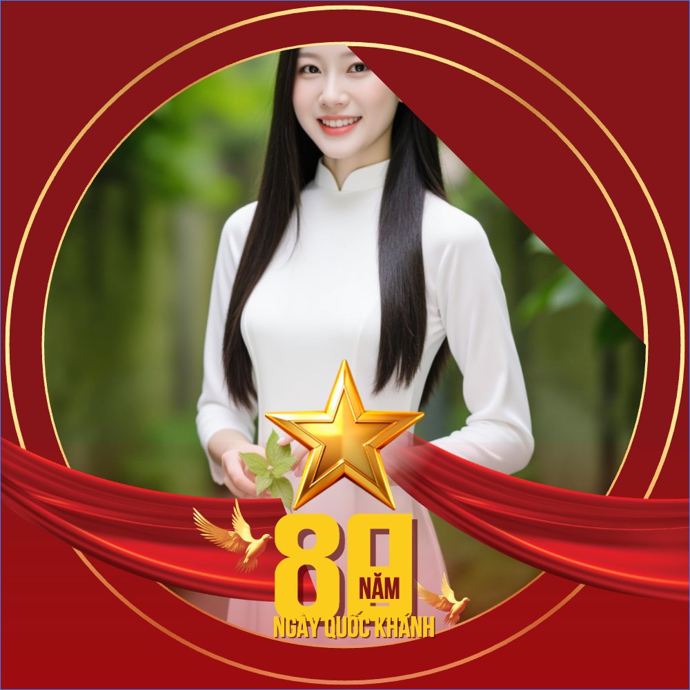 Mẫu Ảnh đại diện - Avatar 2/9, Quốc Khánh, lễ hội, Việt Nam,sự kiện, event, hiện đại, modern, sang trọng — LayerPic
