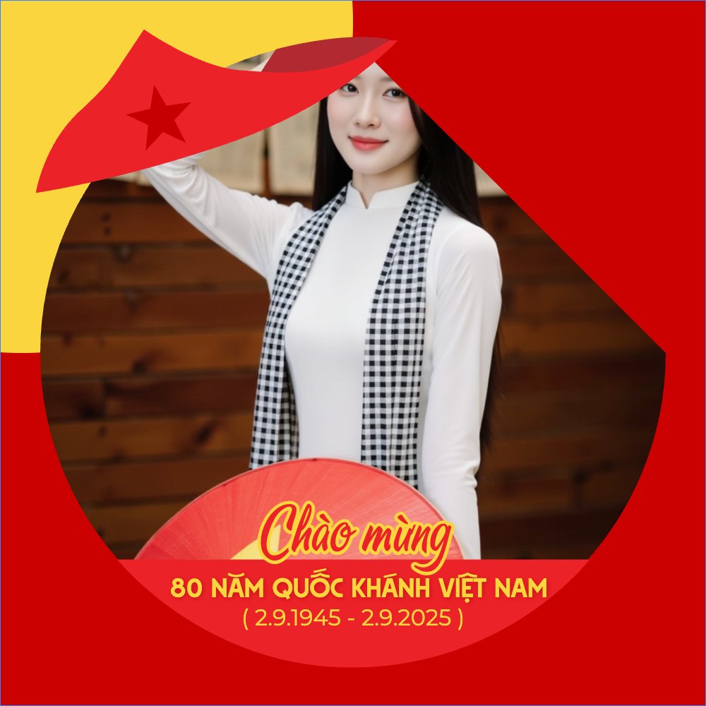 Mẫu Ảnh đại diện - Avatar 2/9, Quốc Khánh, lễ hội, Việt Nam,sự kiện, event, hiện đại, modern, sang trọng — LayerPic