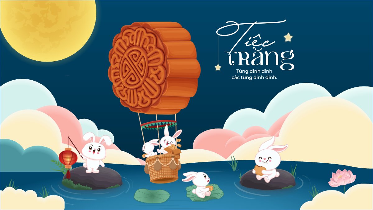 Trung thu, Tết Đoàn Viên, mid-autumn festival, sự kiện, event, dễ thương, cute, chibi, hoạt hình, cartoon