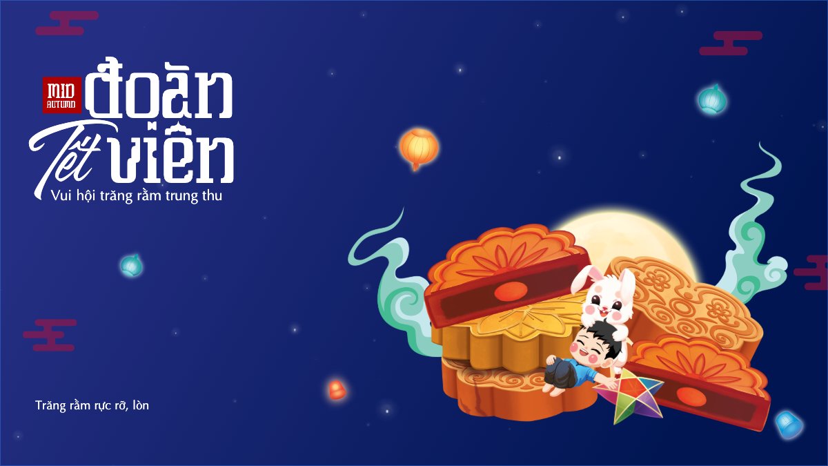 Trung thu, Tết Đoàn Viên, mid-autumn festival, sự kiện, event, dễ thương, cute, chibi, hoạt hình, cartoon	