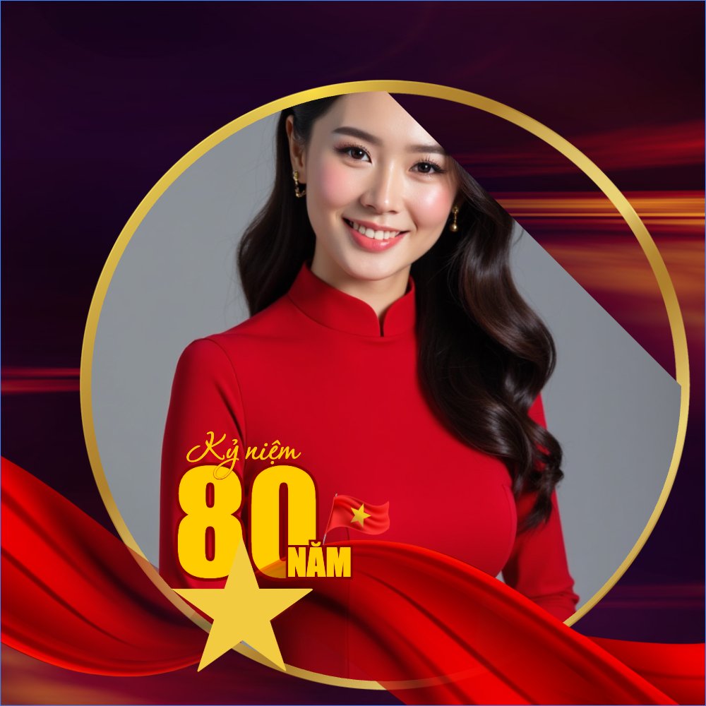 Mẫu Ảnh đại diện - Avatar 2/9, Quốc Khánh, lễ hội, Việt Nam,sự kiện, event, hiện đại, modern, sang trọng — LayerPic