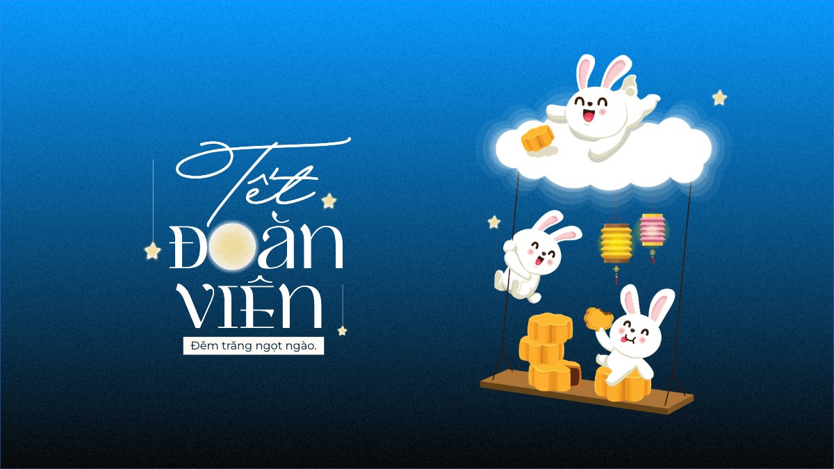 Mẫu Hình nền máy tính Trung thu, Tết Đoàn Viên, mid-autumn festival, sự kiện, event, dễ thương, cute, chibi, hoạt hình, cartoon — LayerPic