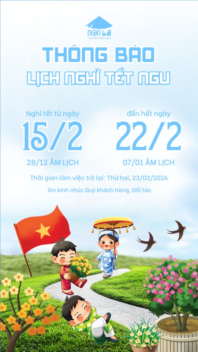 Thông báo lịch nghỉ tết nguyên đán Bính Ngọ 2026