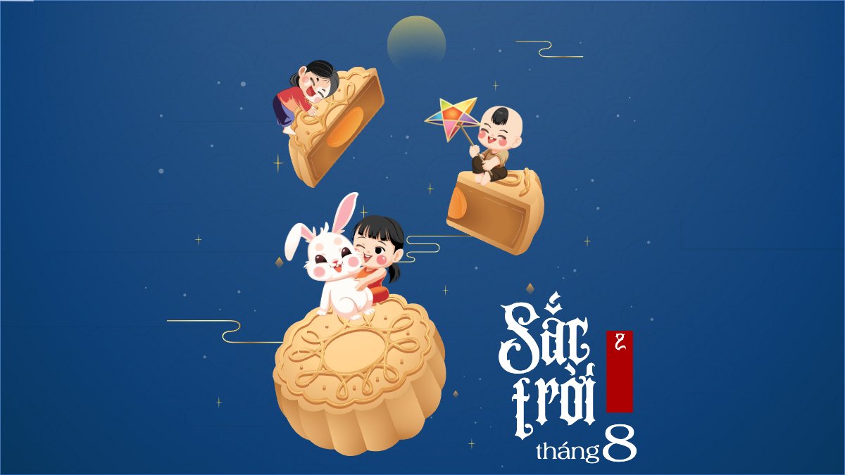Trung thu, Tết Đoàn Viên, mid-autumn festival, sự kiện, event, dễ thương, cute, chibi, hoạt hình, cartoon