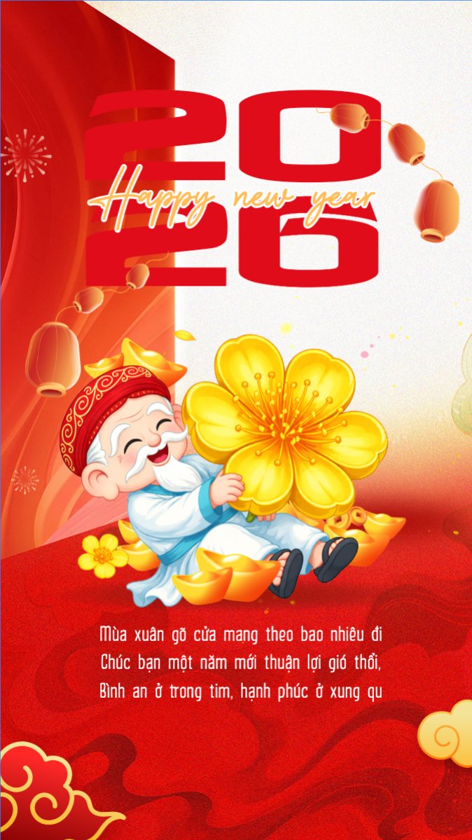 Mẫu Bài post MXH (9:16) Happy new year 2026 — LayerPic