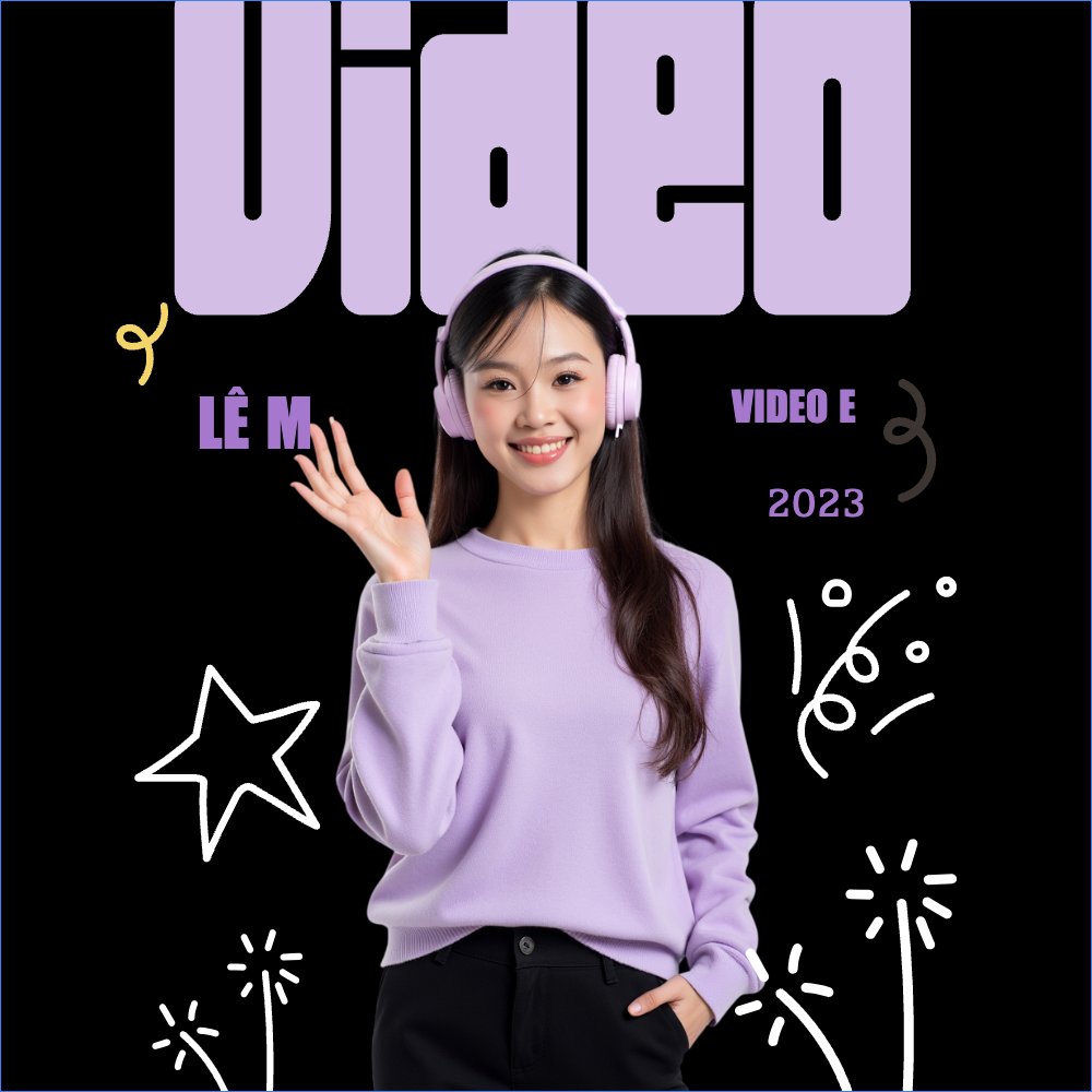 Mẫu Ảnh đại diện - Avatar Video Editor ,Biên tập viên video, truyền thông, finance, văn phòng, office, dễ thương, cute — LayerPic