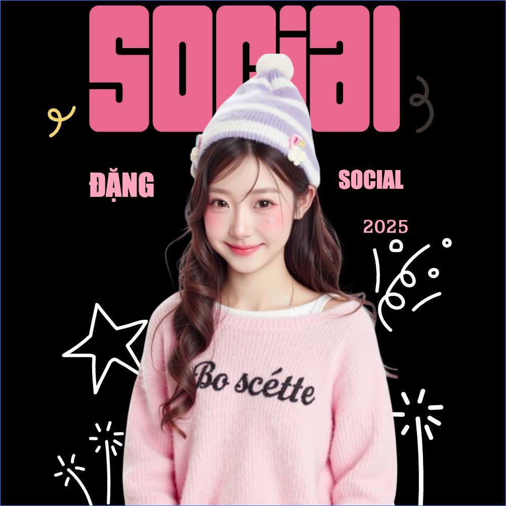 Mẫu Ảnh đại diện - Avatar Social Media, quản lý mạng xã hội, truyền thông, finance, văn phòng, office, dễ thương, cute — LayerPic
