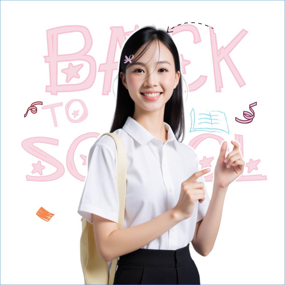 Mẫu Ảnh đại diện - Avatar Back to school, tựu trường, Tốt nghiệp, graduation, giáo dục, education, cute, dễ thương, hoạt hình — LayerPic