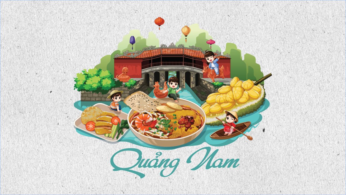 Quảng Nam, Việt Nam, địa danh, du lịch, travel, dễ thương, cute, chibi, hoạt hình, cartoon