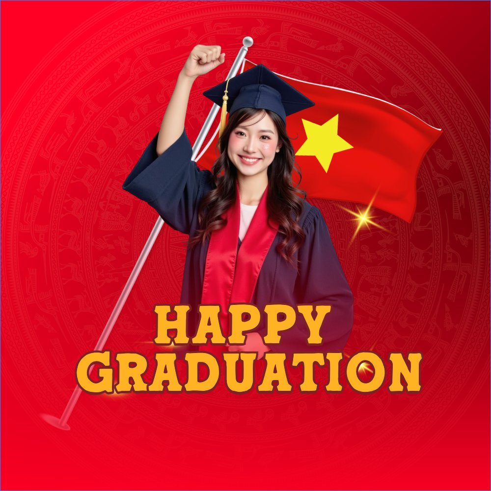 Mẫu Ảnh đại diện - Avatar Tốt nghiệp, kỉ yếu, Graduation, yearbook, sự kiện, event, giáo dục, education, Việt Nam — LayerPic