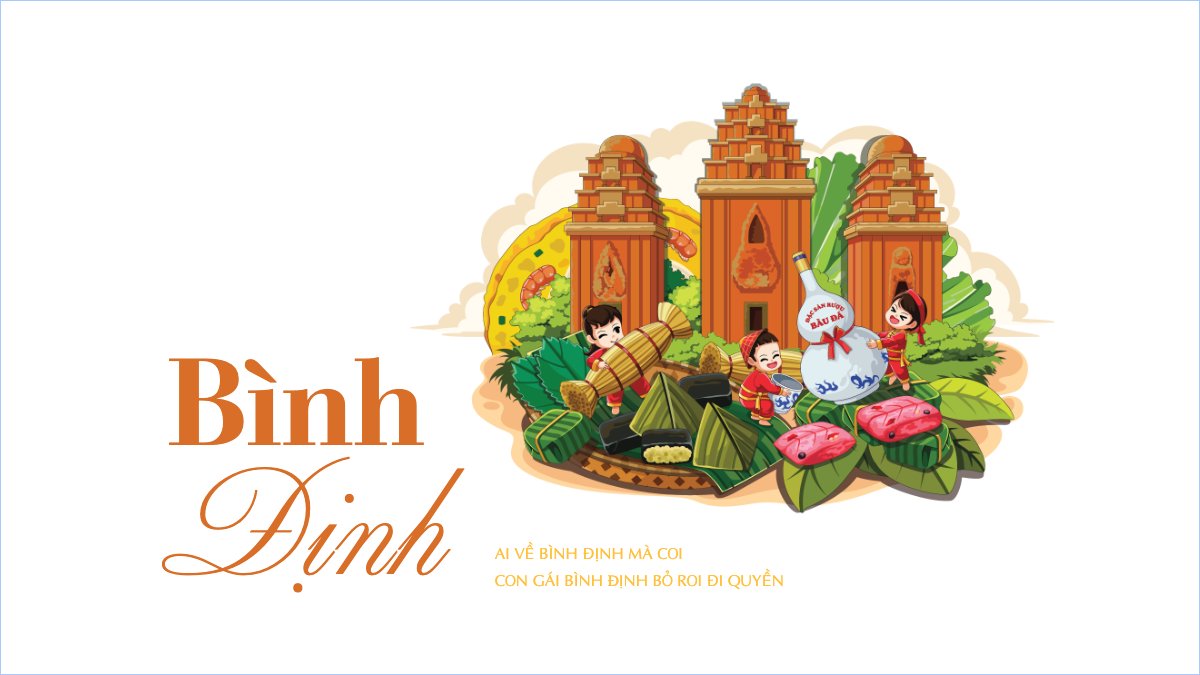 Bình Định, Việt Nam, địa danh, du lịch, travel, dễ thương, cute, chibi, hoạt hình, cartoon