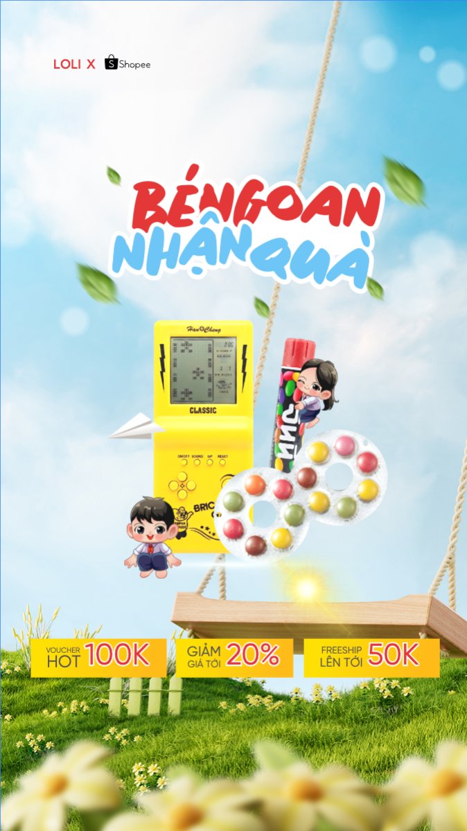 Bé ngoan nhận quà
