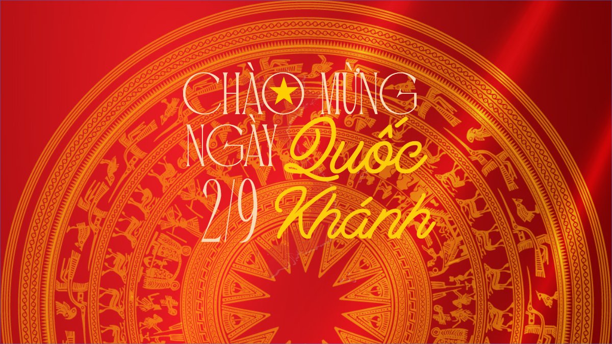 2/9, Quốc Khánh, lễ hội, Việt Nam, sự kiện, hiện đại, modern, đơn giản, simple