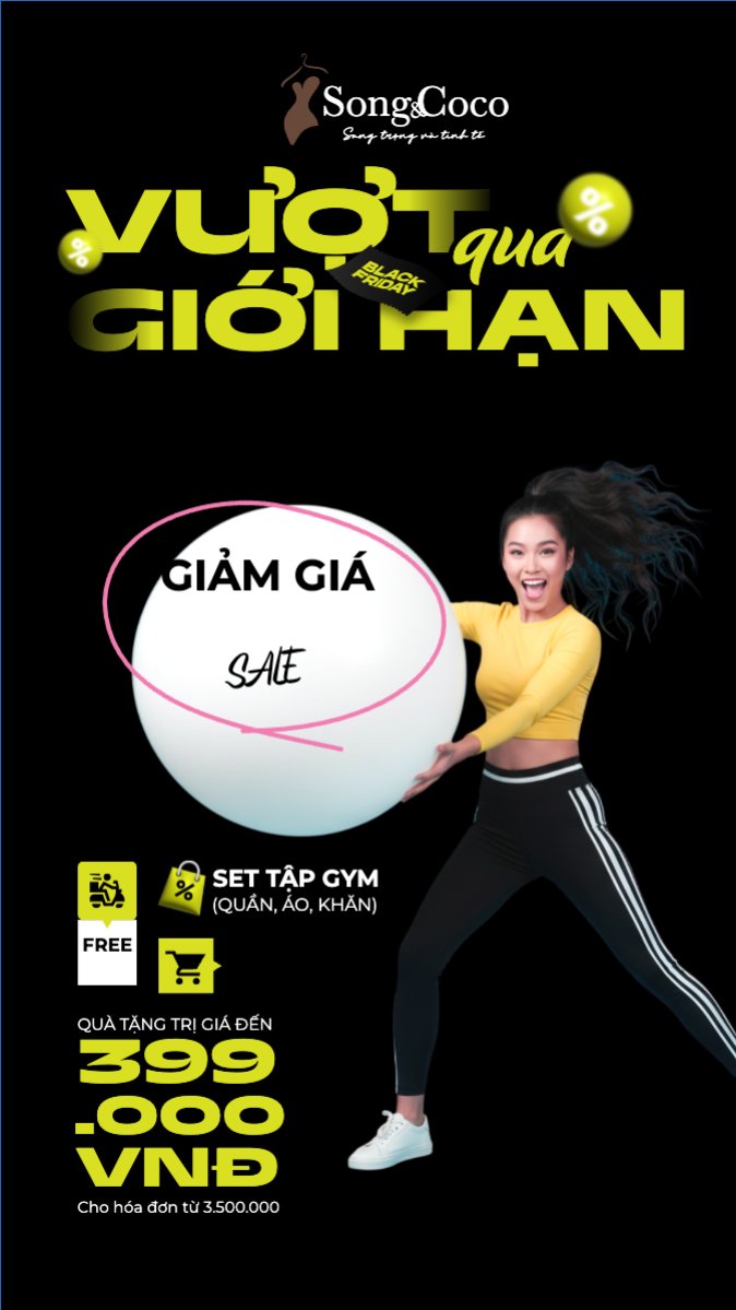 Mẫu Bài post MXH (9:16) Black friday vượt giới hạn — LayerPic
