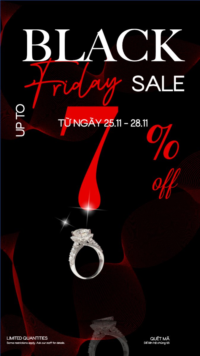 Mẫu Bài post MXH (9:16) Black Friday sale — LayerPic