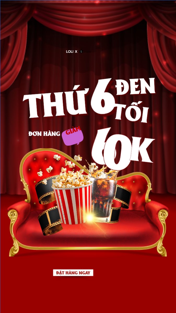Mẫu Bài post MXH (9:16) Thứ 6 đen tối — LayerPic