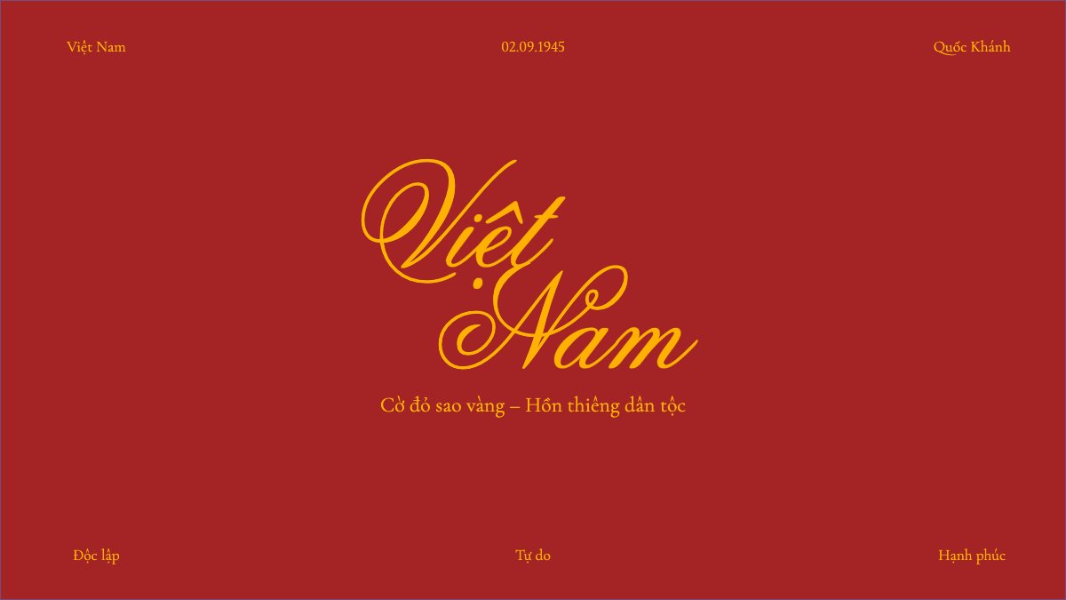 2/9, Quốc Khánh, lễ hội, Việt Nam, sự kiện, hiện đại, modern, đơn giản, simple