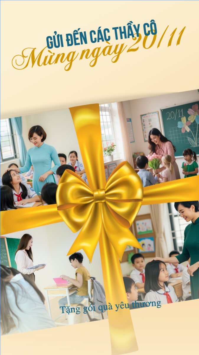 Mẫu Bài post MXH (9:16) Chúc mừng Ngày Nhà Giáo Việt Nam 20/11 — LayerPic