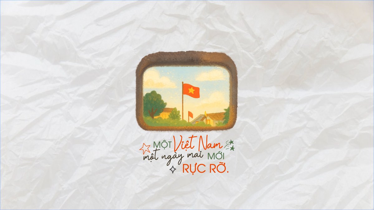 Mẫu Hình nền máy tính 2/9, Quốc Khánh, lễ hội, Việt Nam, sự kiện, dễ thương, cute, chibi, hoạt hình, cartoon — LayerPic