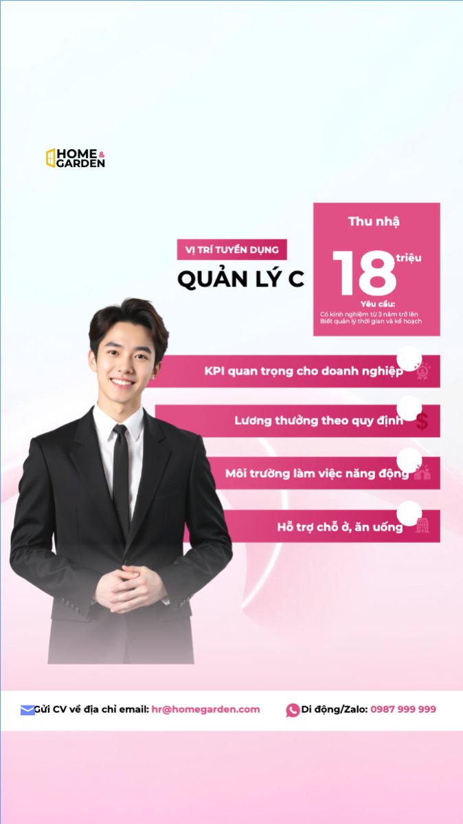 Mẫu Bài post MXH (9:16) Văn phòng, office, sự kiện, event, education, kinh doanh, business, hiện đại, sang trọng, modern — LayerPic