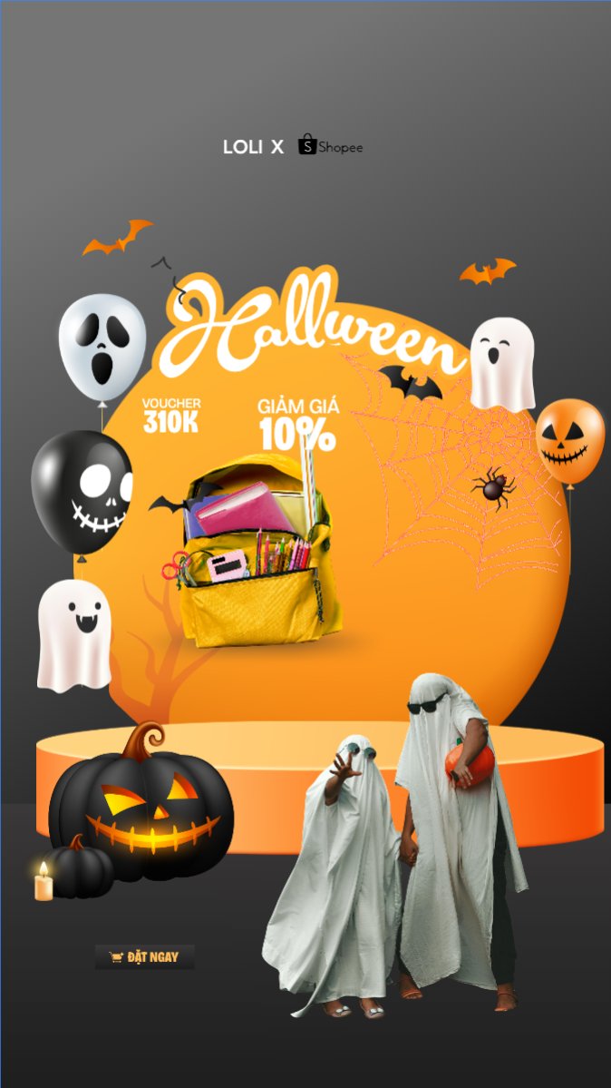 Halloween, lễ hội ma quái, balo, thời trang, fashion, sự kiện, event, dễ thương, cute, chibi, hoạt hình, cartoon