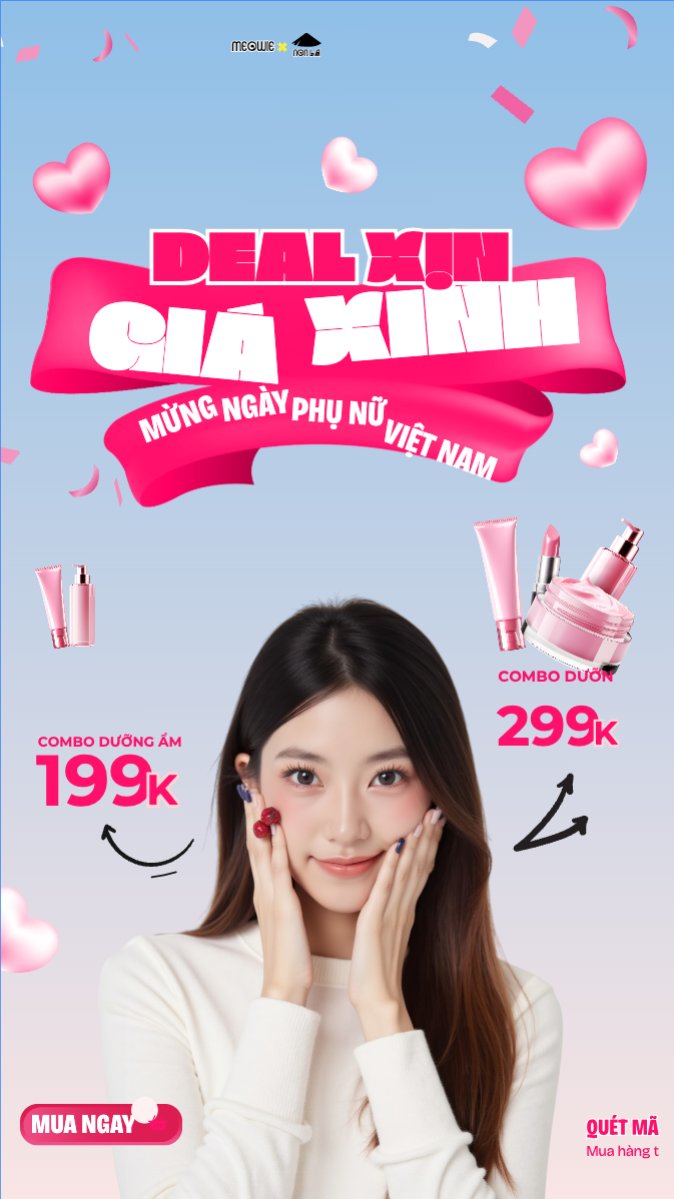 20/10, Ngày phụ nữ Việt Nam, Vietnamese Women's Day, phụ nữ, sự kiện, event, mỹ phẩm, làm đẹp, beauty, hiện đại, modern