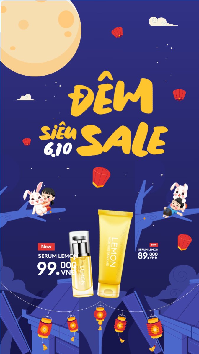 Trung thu, Tết Đoàn Viên, mid-autumn festival, sự kiện, event, lễ hội, festival, mỹ phẩm, beauty, làm đẹp, sale, giảm giá, dễ thương, cute