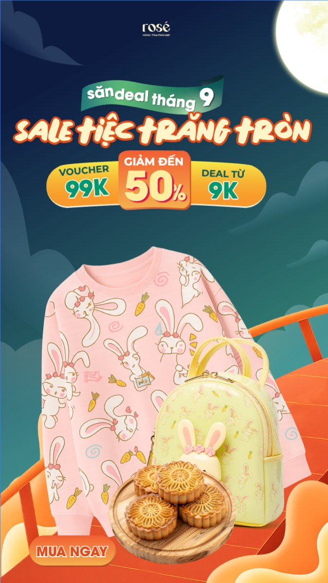 Mẫu Bài post MXH (9:16) Trung thu, Tết Đoàn Viên, mid-autumn festival, fashion, thời trang, hiện đại, modern, đơn giản — LayerPic