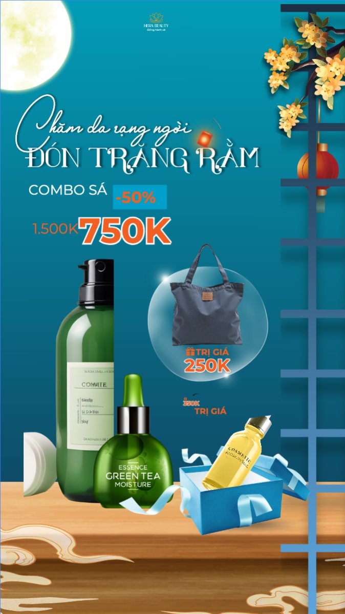 Mẫu Bài post MXH (9:16) Trung thu, Tết Đoàn Viên, mid-autumn festival, fashion, thời trang, túi, bag, hiện đại, modern, đơn giản — LayerPic