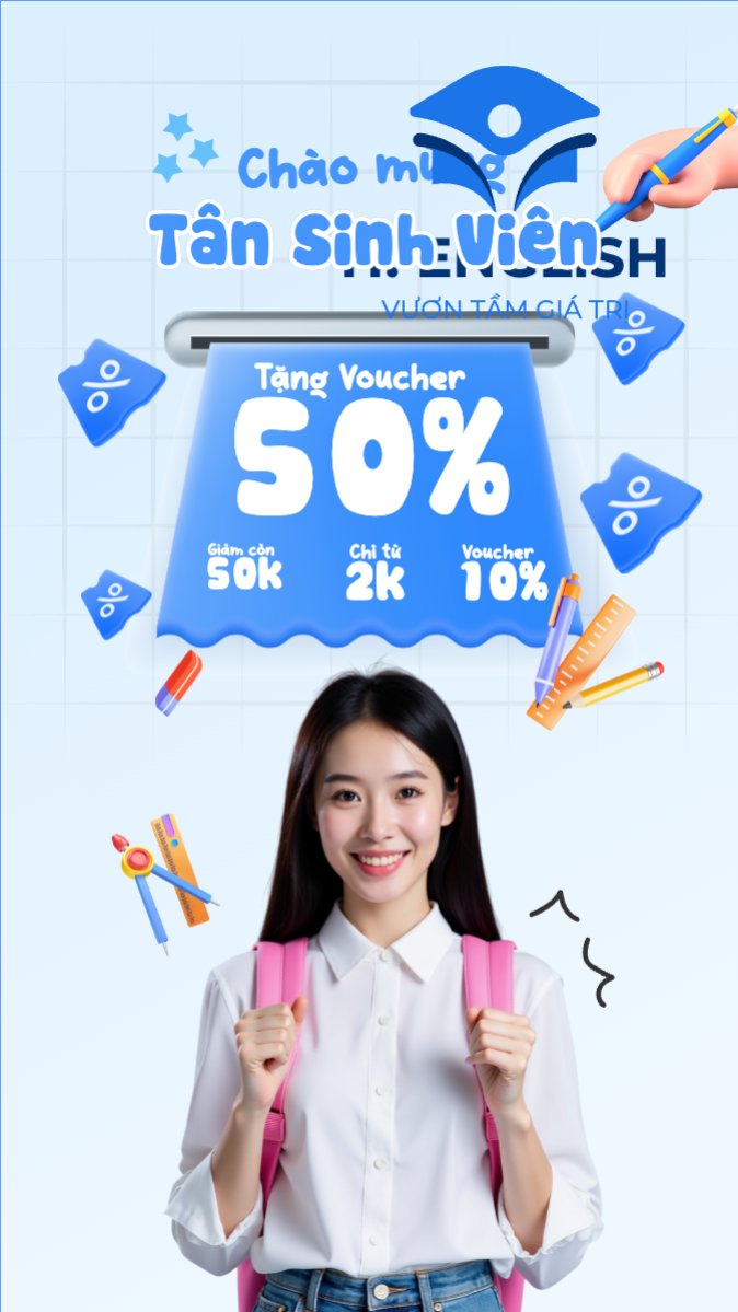Mẫu Bài post MXH (9:16) Tựu trường, nhập học, văn phòng phẩm, giáo dục, education, school, trường học, hiện đại, modern — LayerPic
