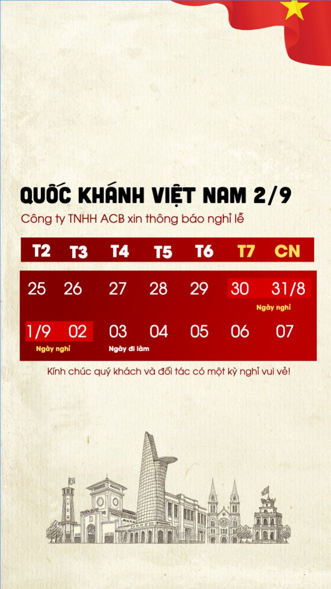 Mẫu Bài post MXH (9:16) 2/9, Quốc Khánh, lễ hội, thông báo, lịch nghỉ, Việt Nam, sự kiện, event, cổ điển, vintage, retro, classic — LayerPic