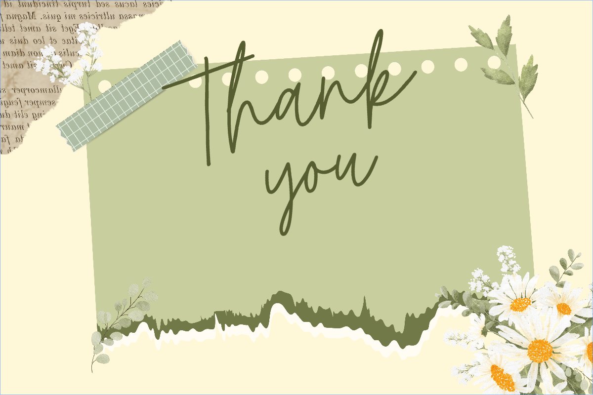 Mẫu Thank you card Cổ điển, vintage, retro, classic — LayerPic