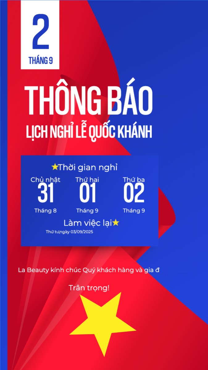 2/9, Quốc Khánh, lễ hội, thông báo, lịch nghỉ, Việt Nam, sự kiện, event, hiện đại, modern	