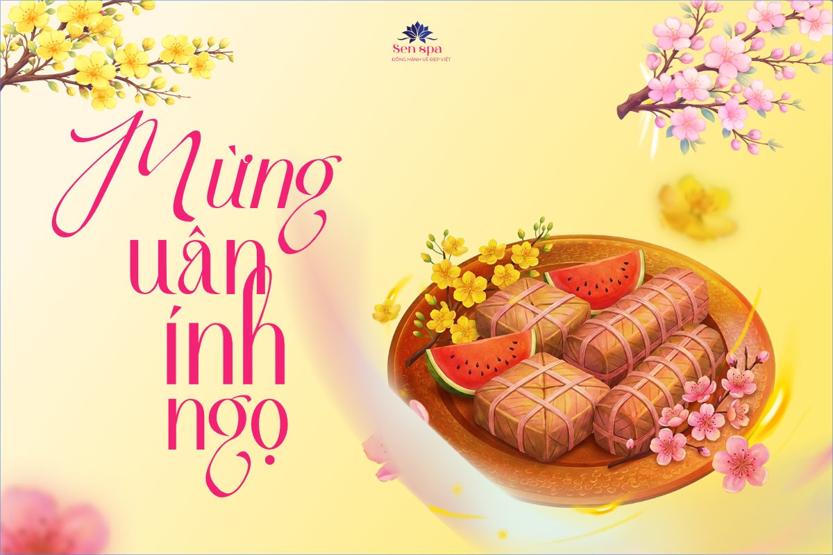 Mẫu Thank you card Mừng xuân bính ngọ — LayerPic
