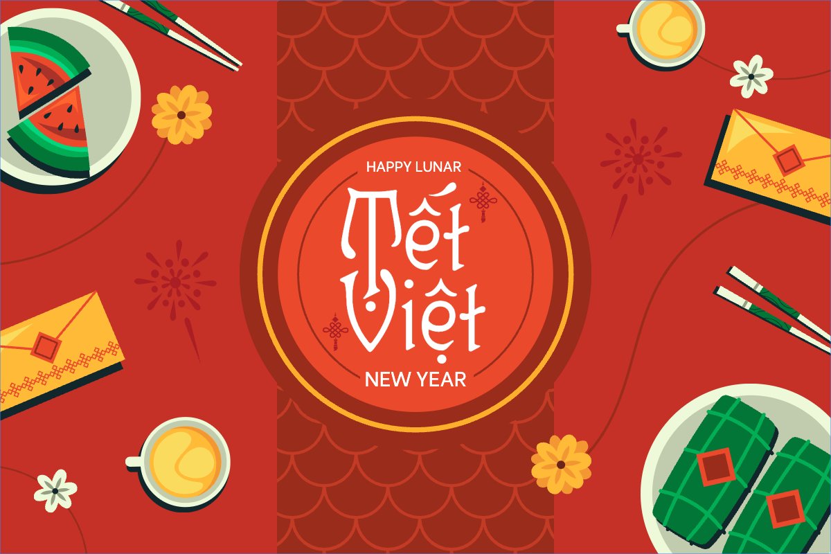 Mẫu Thank you card Tết Việt — LayerPic