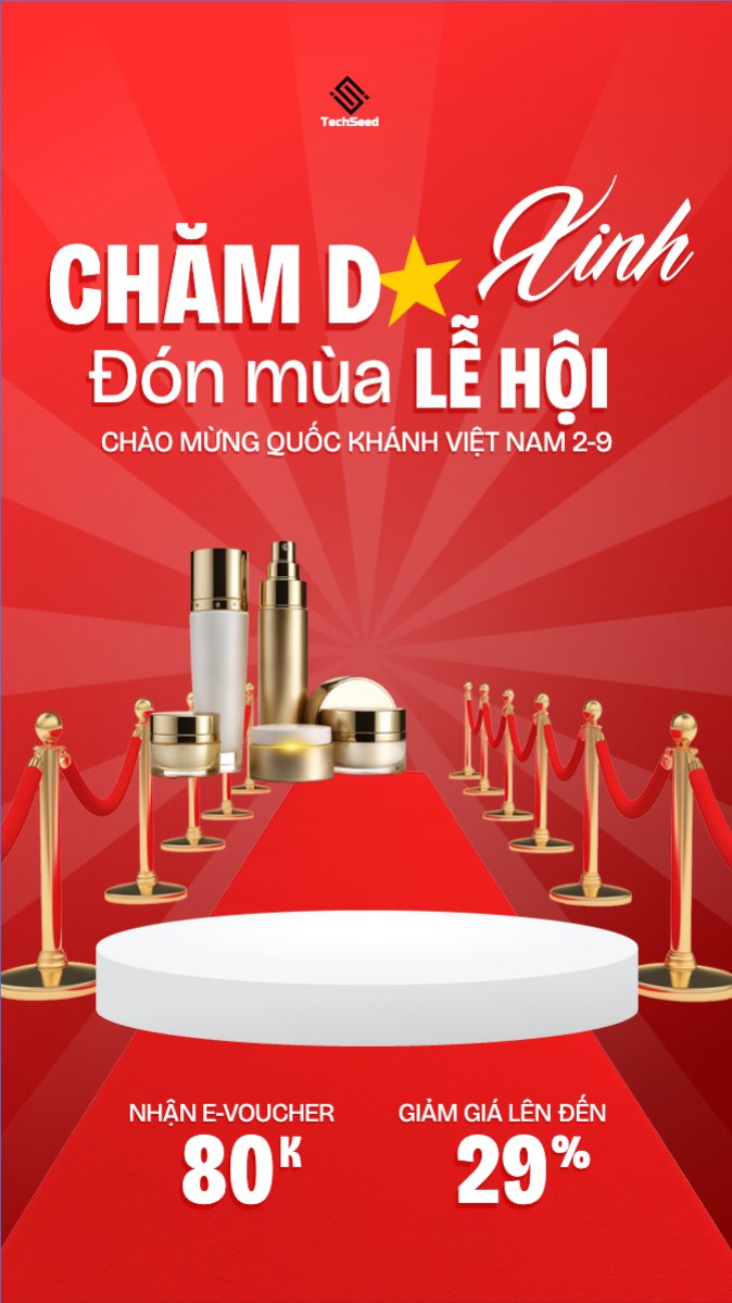 2/9, Quốc Khánh, lễ hội, Việt Nam, làm đẹp, spa, beauty, thẩm mỹ, skincare, hiện đại, modern