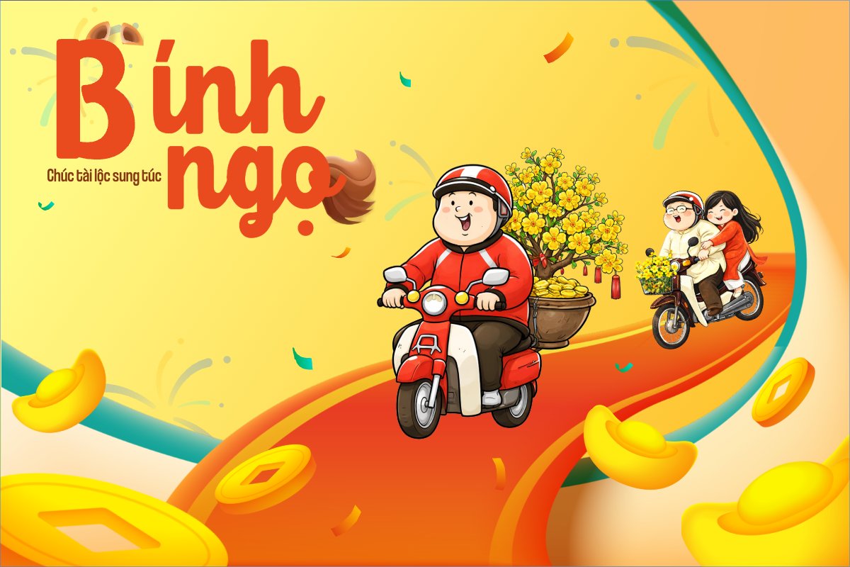 Mẫu Thank you card Bính ngọ vi vu — LayerPic