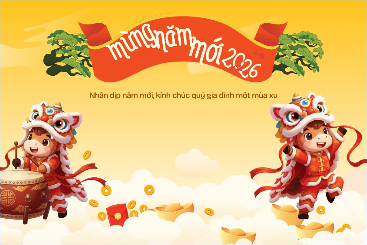 Mẫu Thank you card Mừng năm mới 2026 — LayerPic
