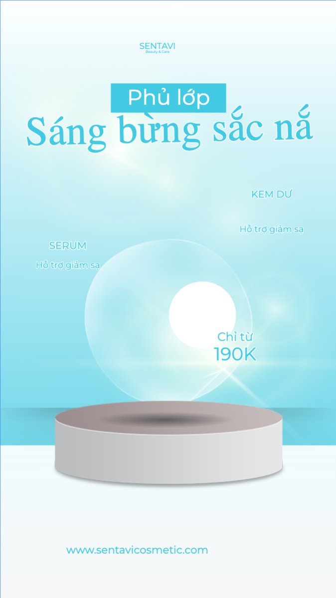 Mẫu Bài post MXH (9:16) Mỹ phẩm, trang điểm, make up, spa, beauty, làm đẹp, thẩm mỹ, cosmetic, hiện đại, morden — LayerPic