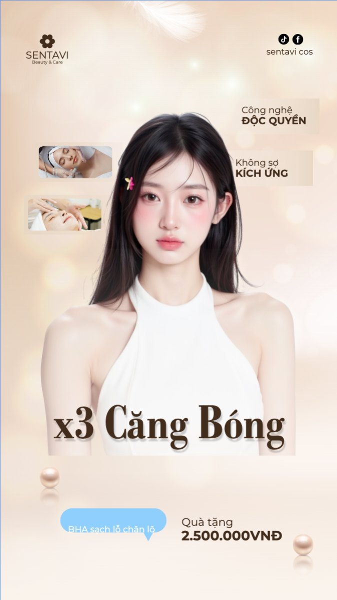 Mẫu Bài post MXH (9:16) Mỹ phẩm, trang điểm, make up, spa, beauty, làm đẹp, thẩm mỹ, cosmetic, hiện đại, morden — LayerPic