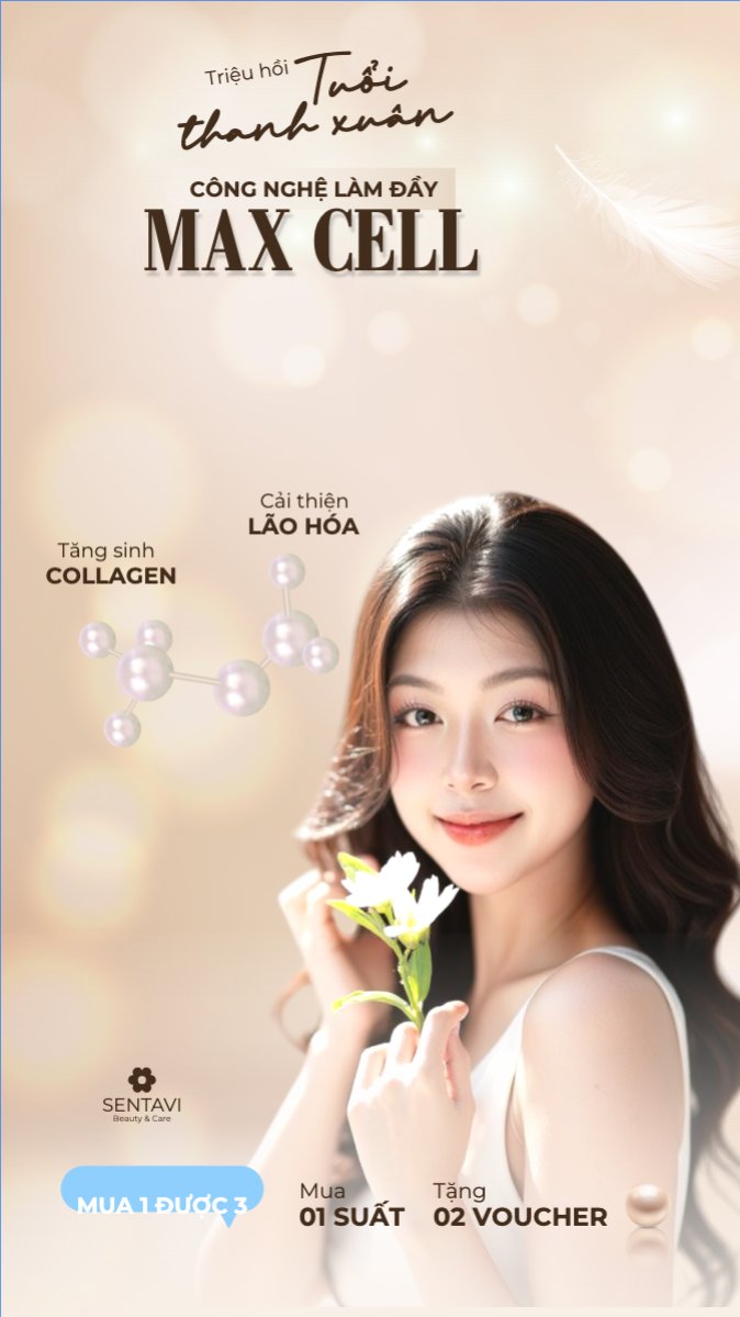 Mẫu Bài post MXH (9:16) Mỹ phẩm, trang điểm, make up, spa, beauty, làm đẹp, thẩm mỹ, cosmetic, hiện đại, morden — LayerPic