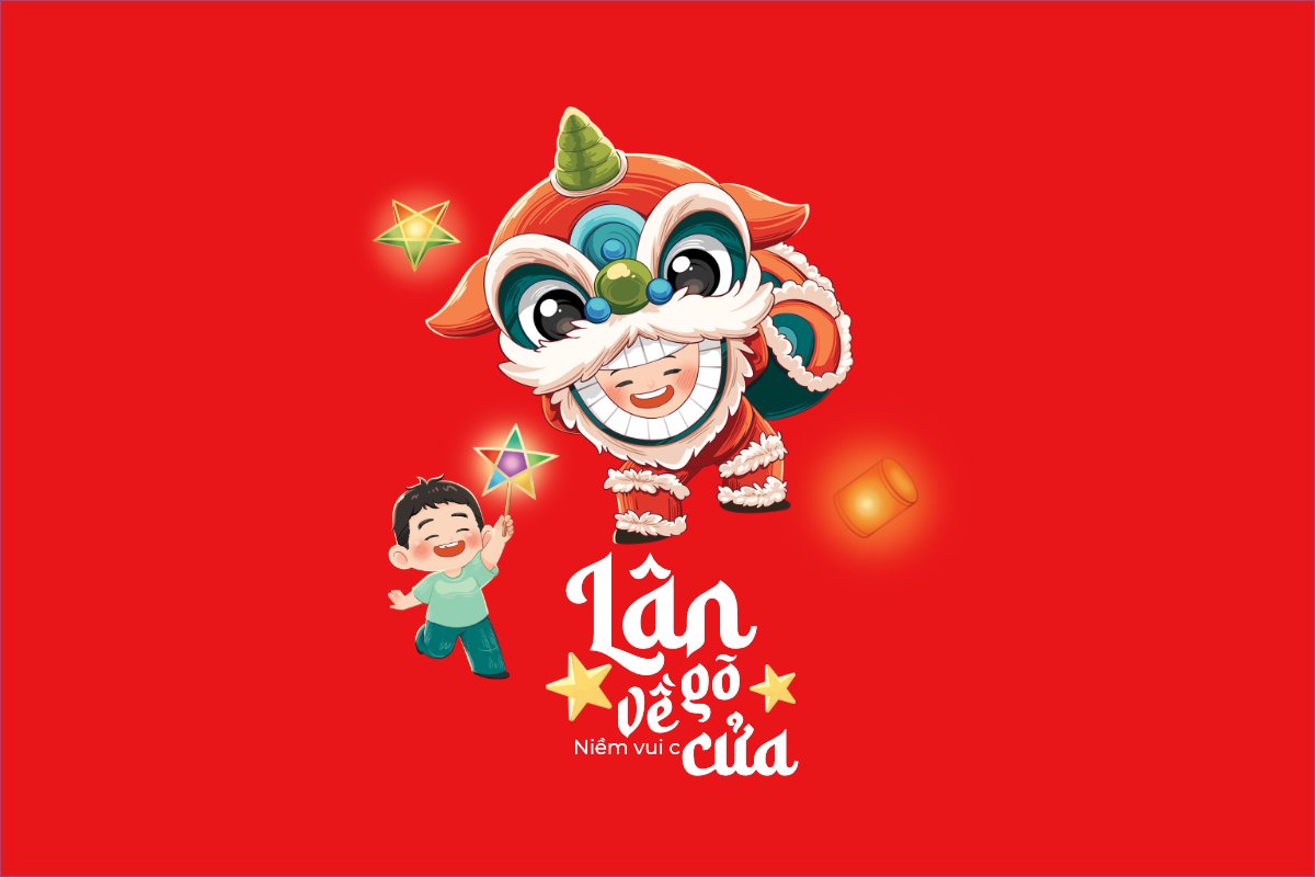 Mẫu Thank you card Trung thu, Tết Đoàn Viên, mid-autumn festival, sự kiện, event, lồng đèn, ẩm thực, food, thực phẩm, chibi, cute, dễ thương — LayerPic