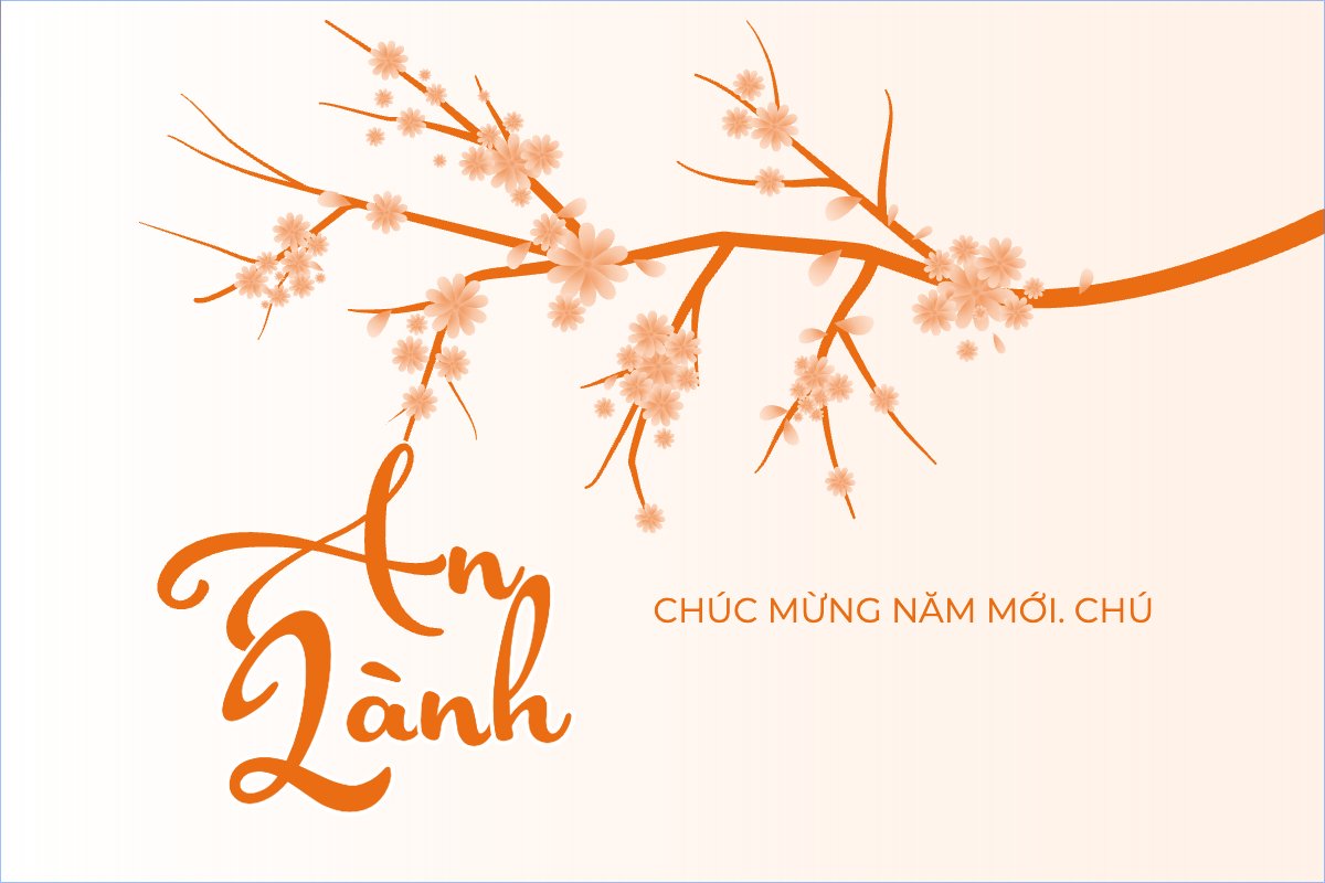 Mẫu Thank you card Tết, Xuân, Ất tỵ, 2025, năm 2025, hoa lá — LayerPic